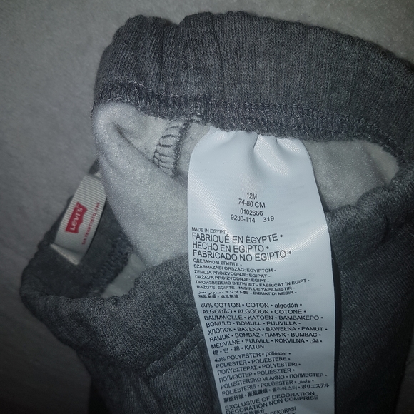 NWOT Toddler Levis Getty Sweat Pants - Picture 4 of 4